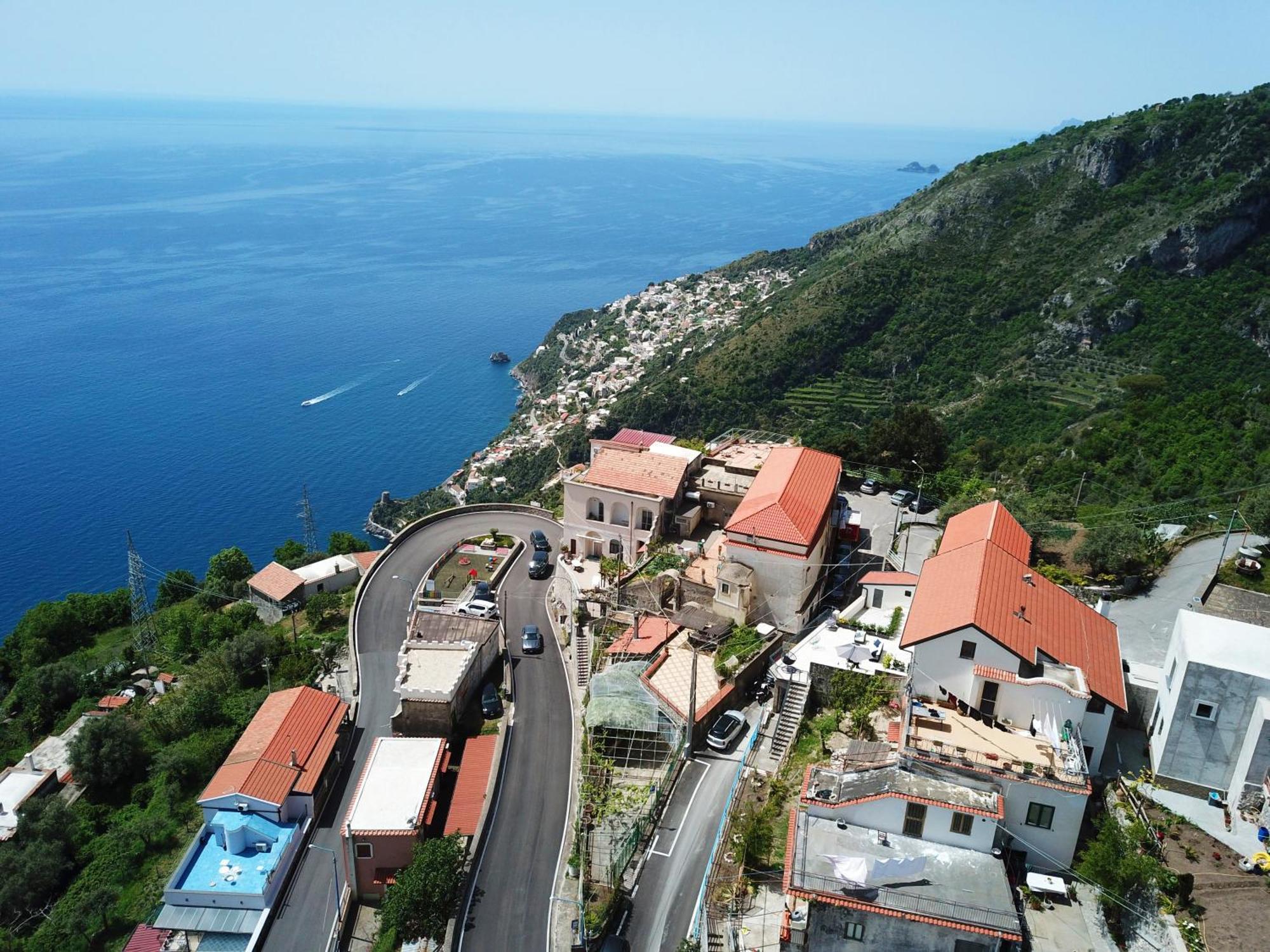 B&B Blue View Furore Exterior foto